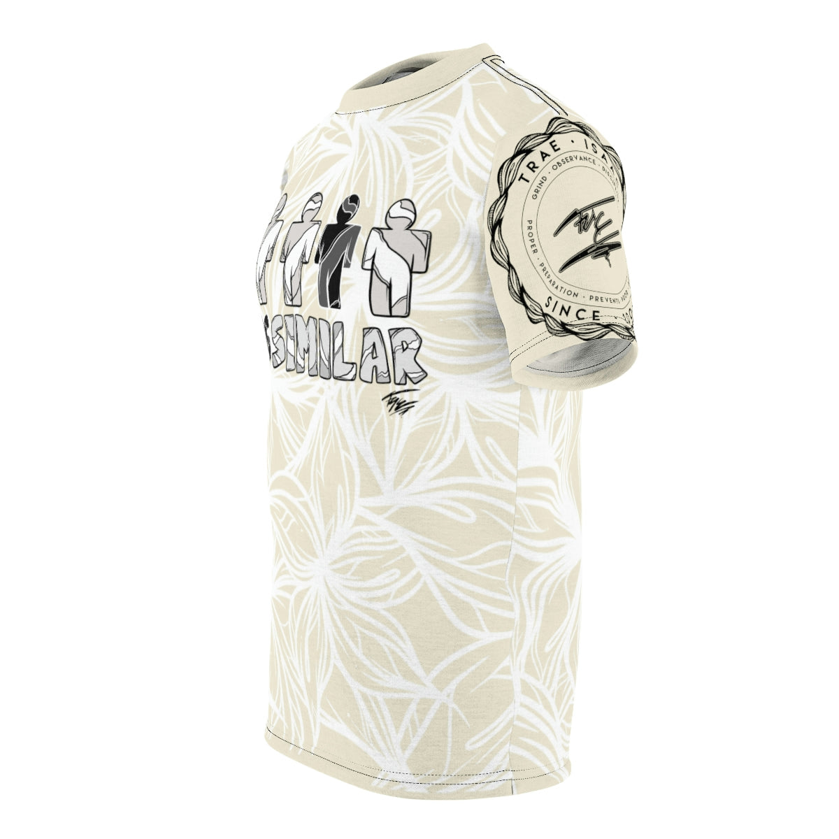 •DISSIMILAR• Tee "SKETCHBOOK" IVORY TUSK