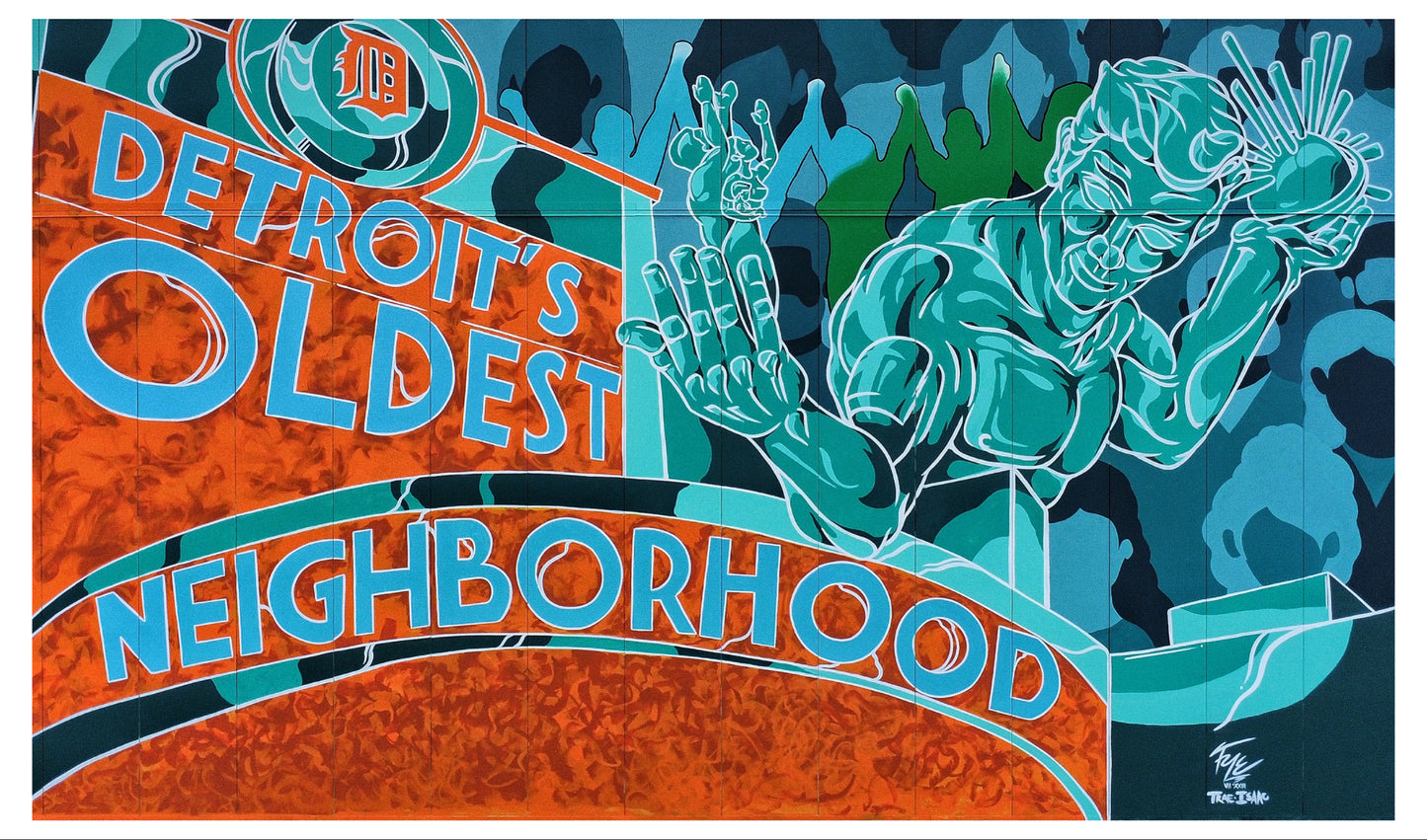 The •DETROIT’S OLDEST NEIGHBORHOOD• CORKTOWN TRIBUTE PRINT